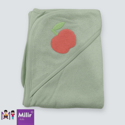 Hooded Terry Towel - Green