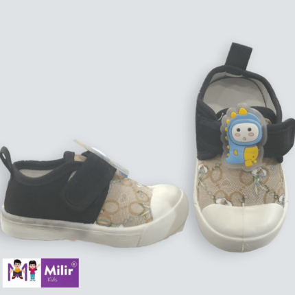 Baby casual cute dino shoes - Black