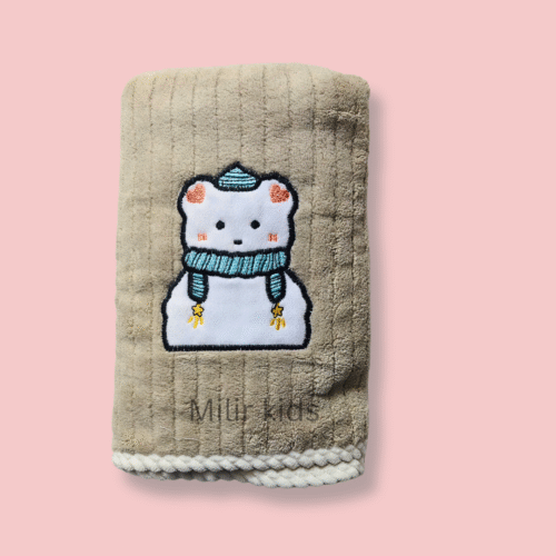 Baby Soft towel - Grey - 50*100 cms