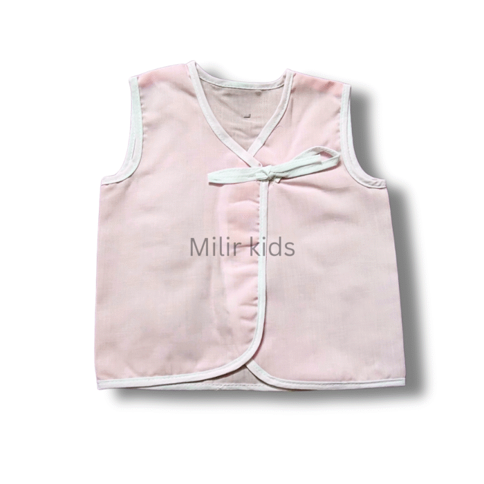 Cotton Front open jabla - NB - Pink