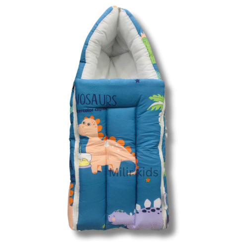 Baby carry nest cotton - Blue Dino