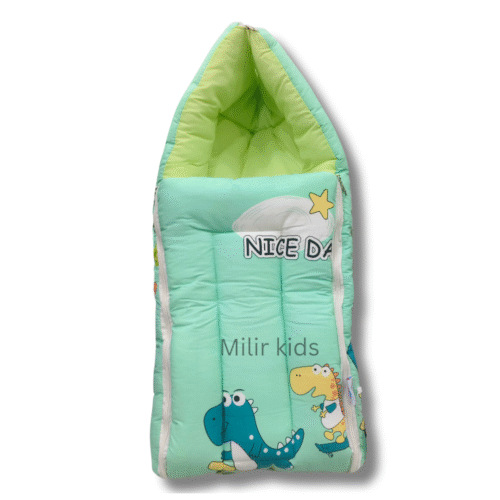 Baby carry nest cotton - Green Dino