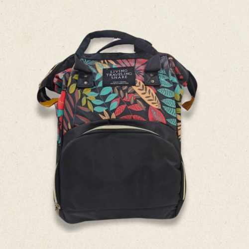 Mother bag -Floral black