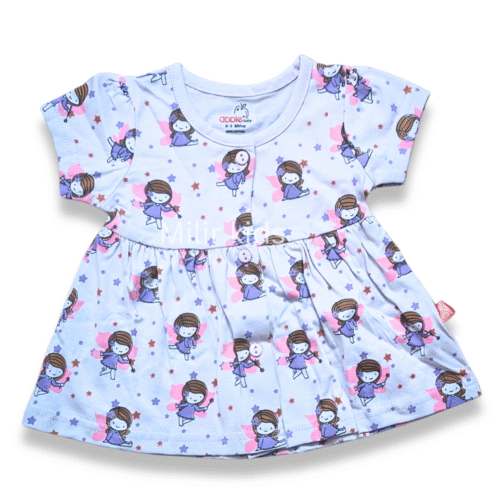 Girls Frontopen frock - Fairy, Lavender