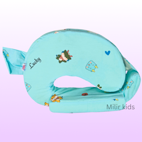 Feeding pillow - Light blue, lucky