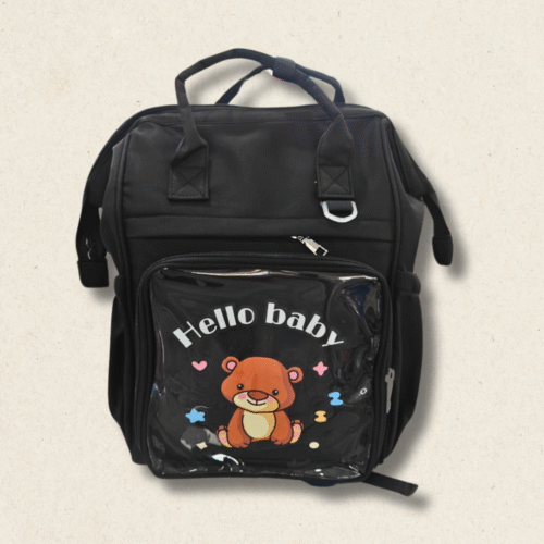 Mother bag -Hello Baby Black