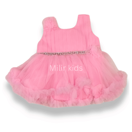 Baby Girl party frock - Baby Pink