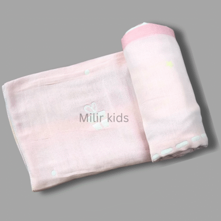 Multilayered Muslin Blanket - Pink, Kitty