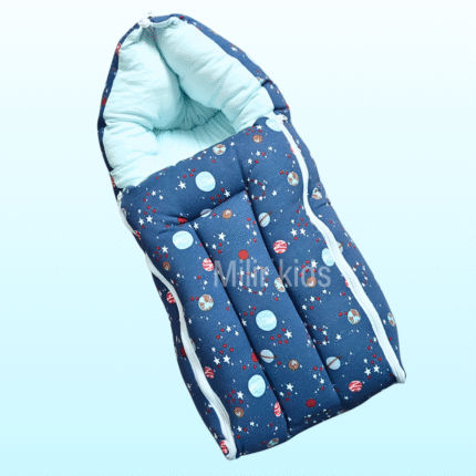 Baby Cotton carry nest - Blue, Planets